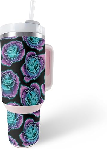 Vista 22 de MightySkins Skin - Vaso de vinilo compatible con Stanley The Quencher H2.0 FlowState de 40 onzas, DRT, protectora, duradera y única, fácil