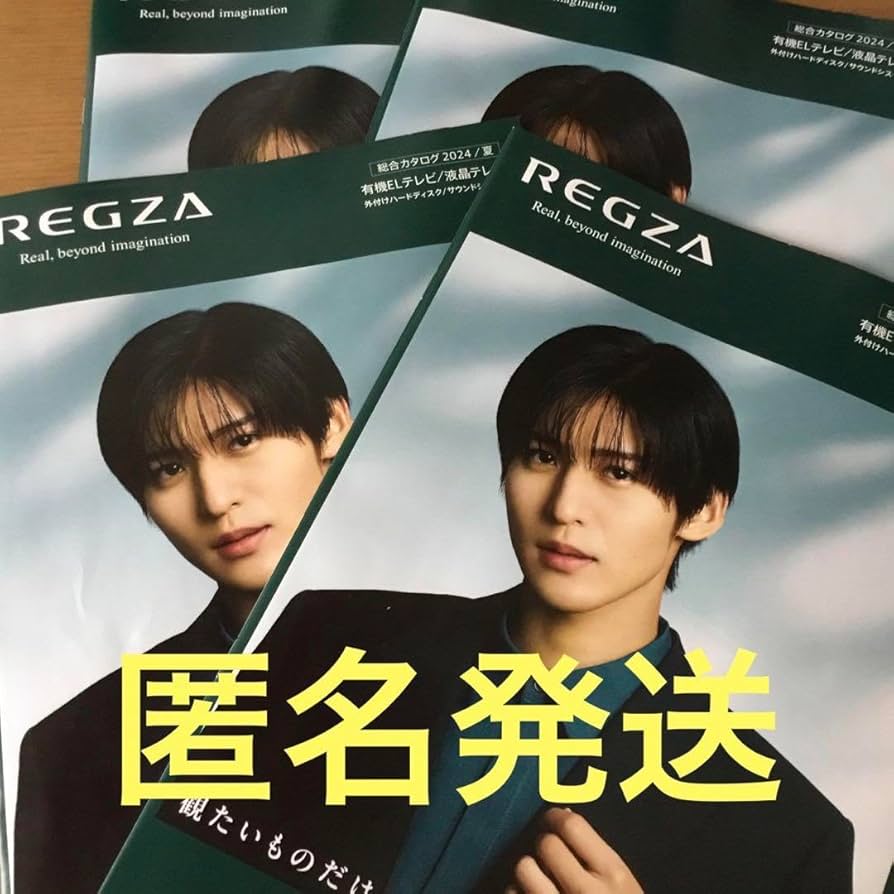 Amazon.co.jp: SnowMan 目黒蓮 表紙 REGZA レグザ カタログ 4冊