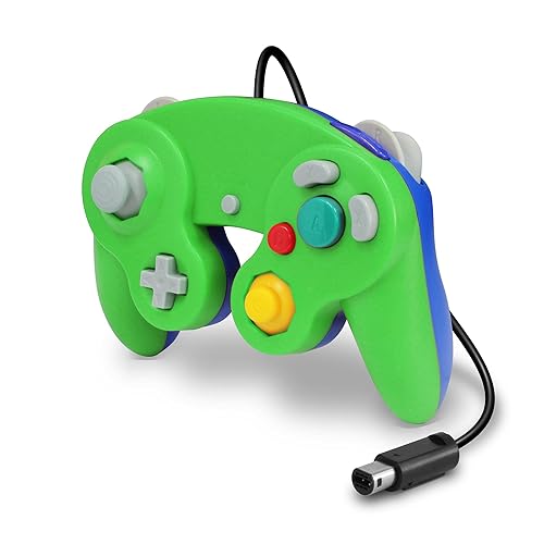 Miniatura 2 de Cirka Wired Controller for WiiGameCube (GreenBlue) - GameCube