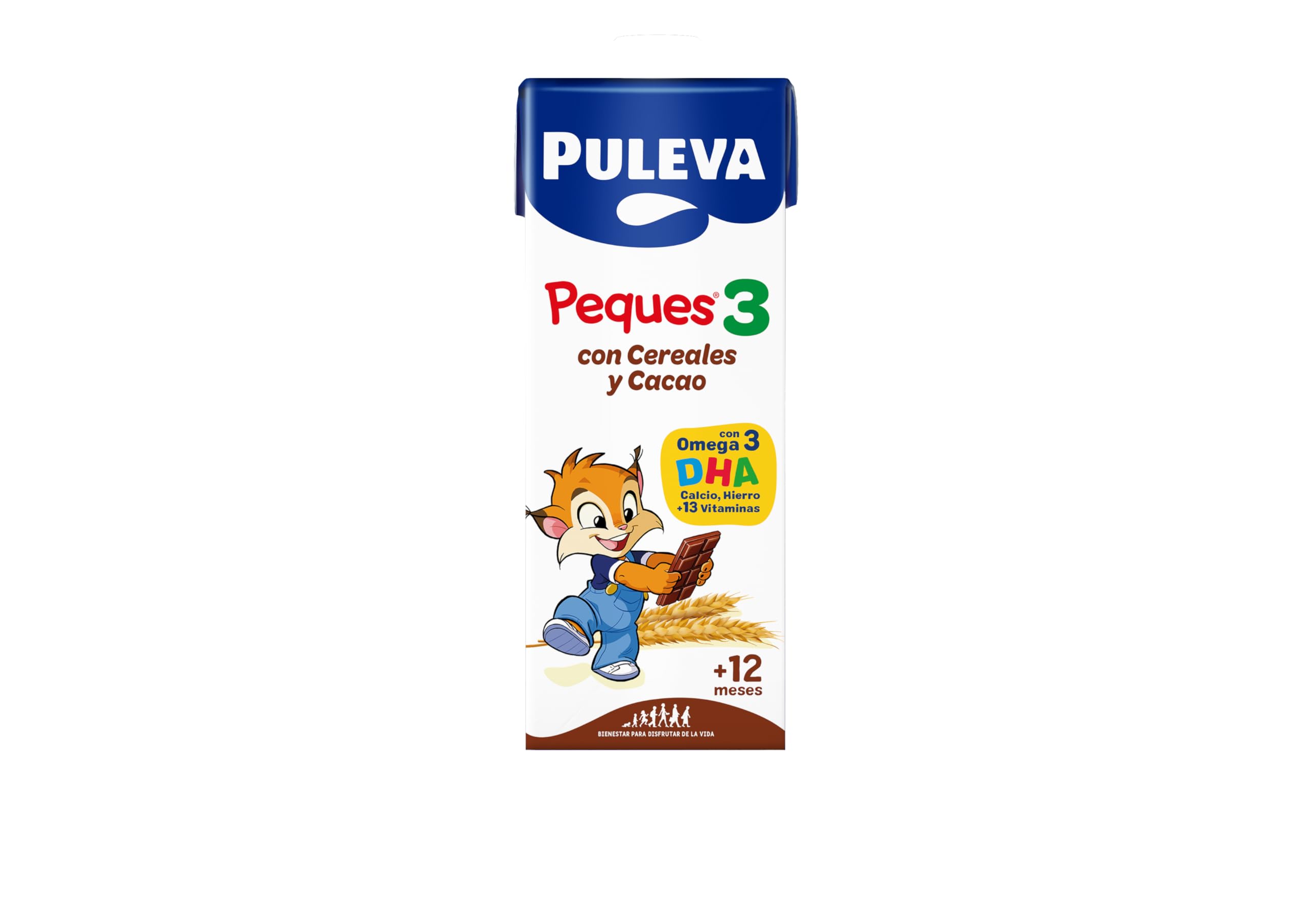 Puleva Peques Leche Infantil de Crecimiento con Cereales Tipo 3 Pack 3 x 200 ml