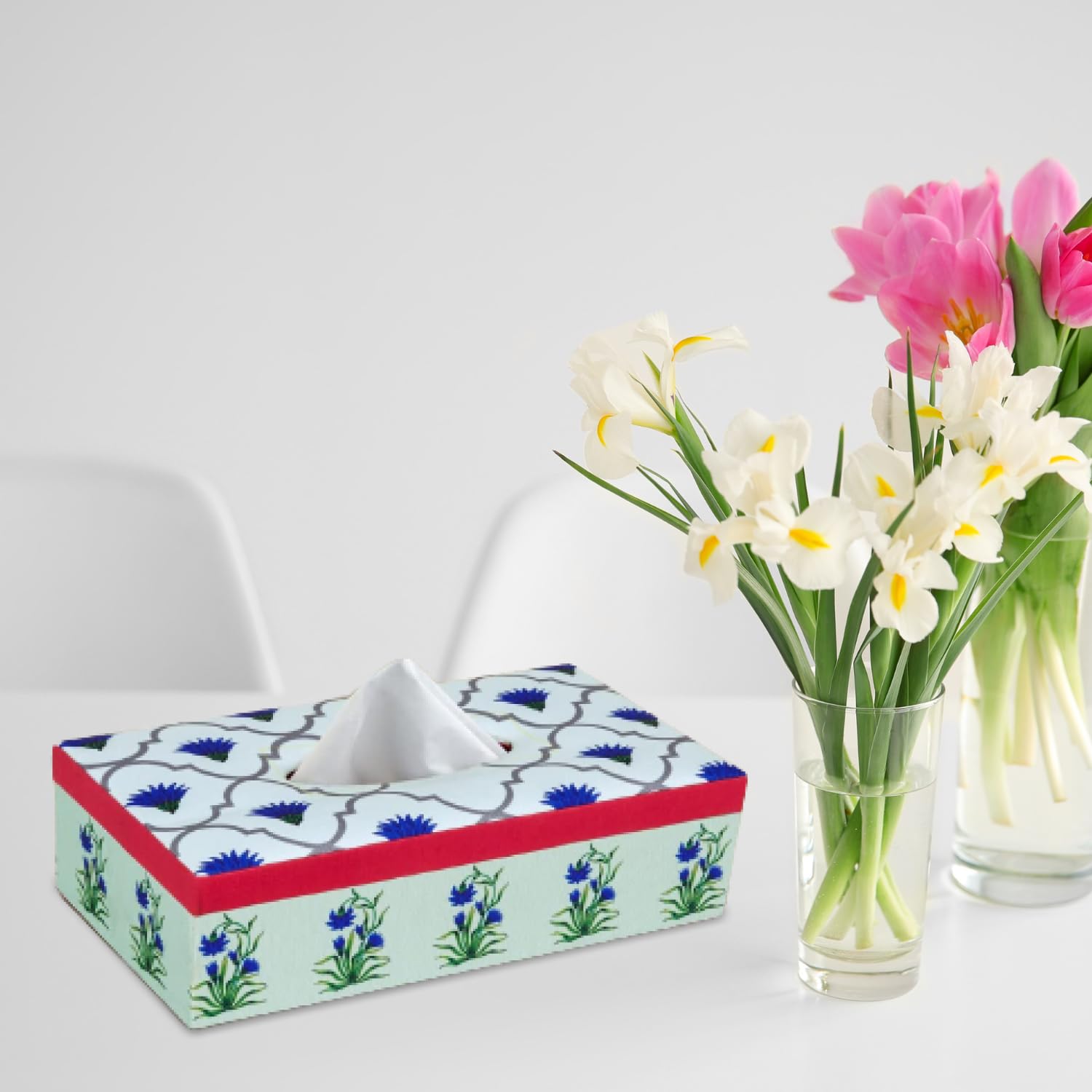 Stylish Tissue Box Holder - Handcrafted & Elegant -1
