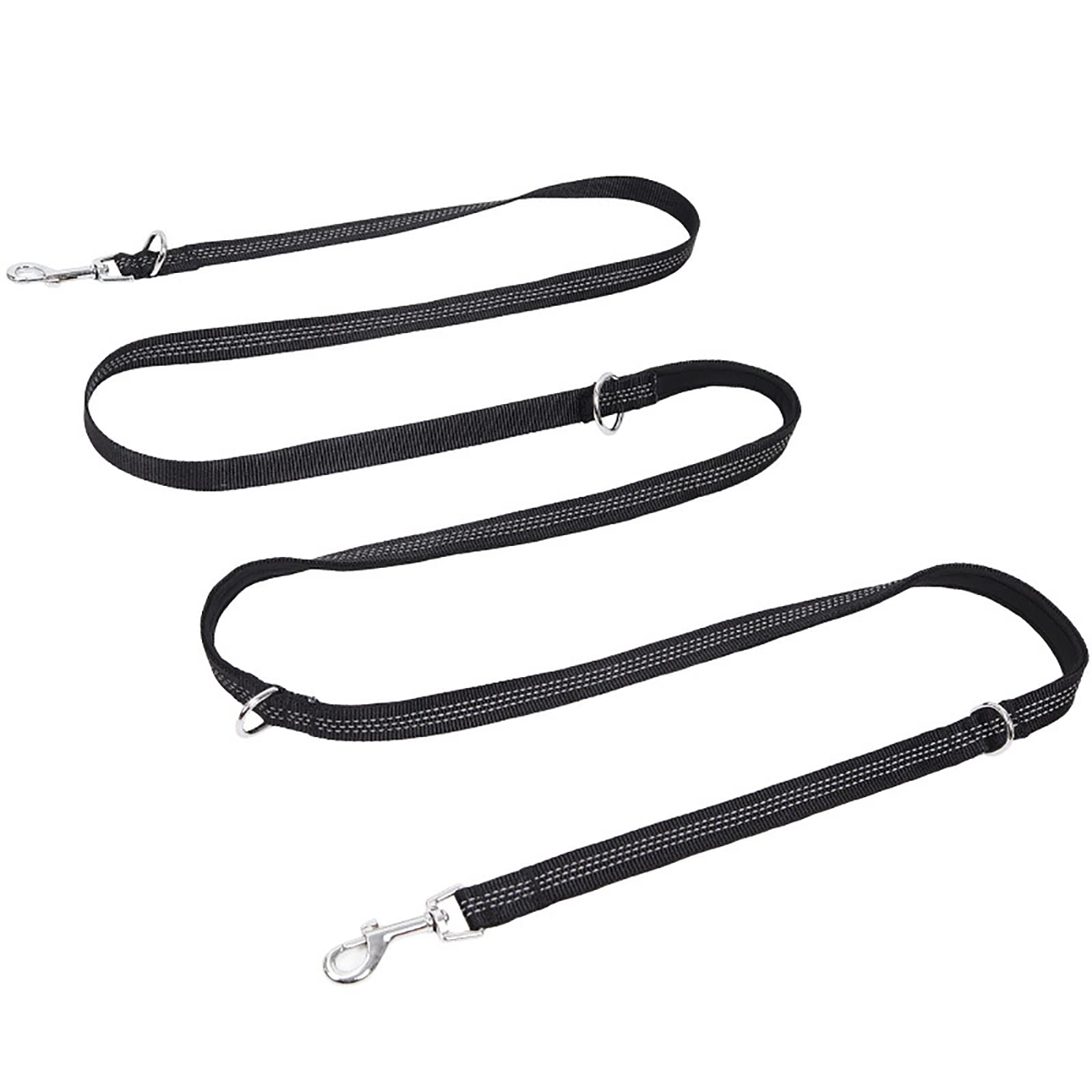 Guinzaglio per Cani Guinzaglio per Cani in Corda di Nylon per Impieghi Gravosi Guinzaglio per Animali Domestici da 9,8 Piedi con Filo Riflettente Guinzaglio Spesso
