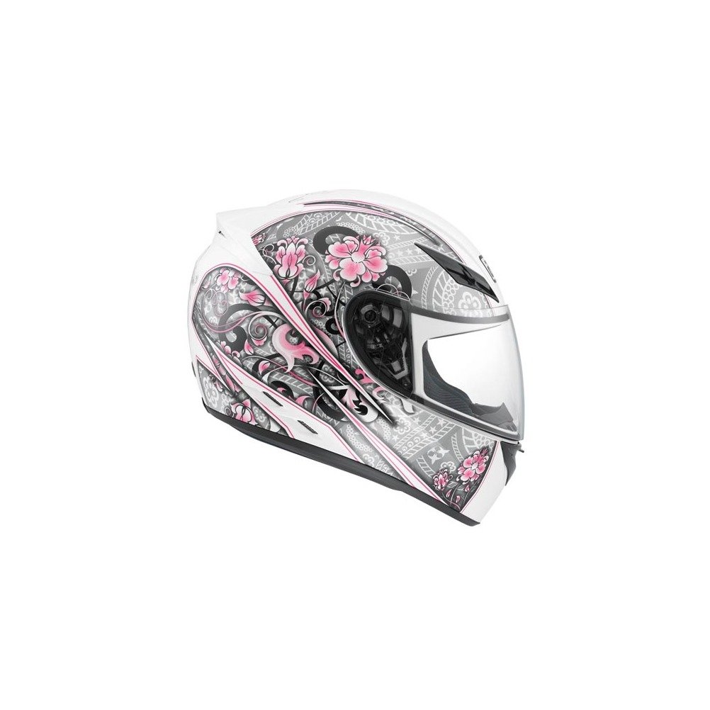 agv k3 crew helmet silver pink Agv K3 Crew Full Face Motorcycle Helmet Silver Pink Medium
