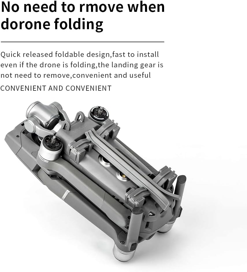 Xmipbs Foldable Landing Gear for Mavic 2 Drone, Quick Release Height Extender Protector Kit Compatible with DJI Mavic 2 PRO Zoom Hasselblad