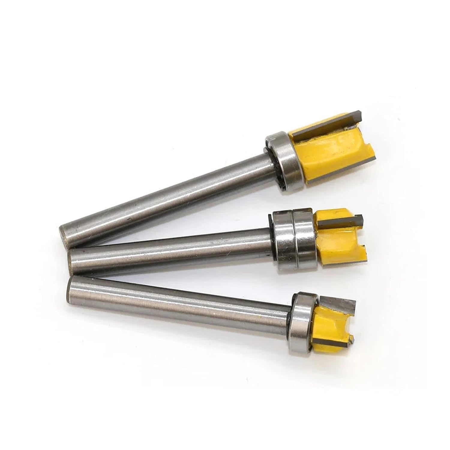 1pc Bearing Flush Trim Router Bit for Wood 6mm Shank Straight bit Tungsten Woodworking Milling Cutter Tool(NO5)
