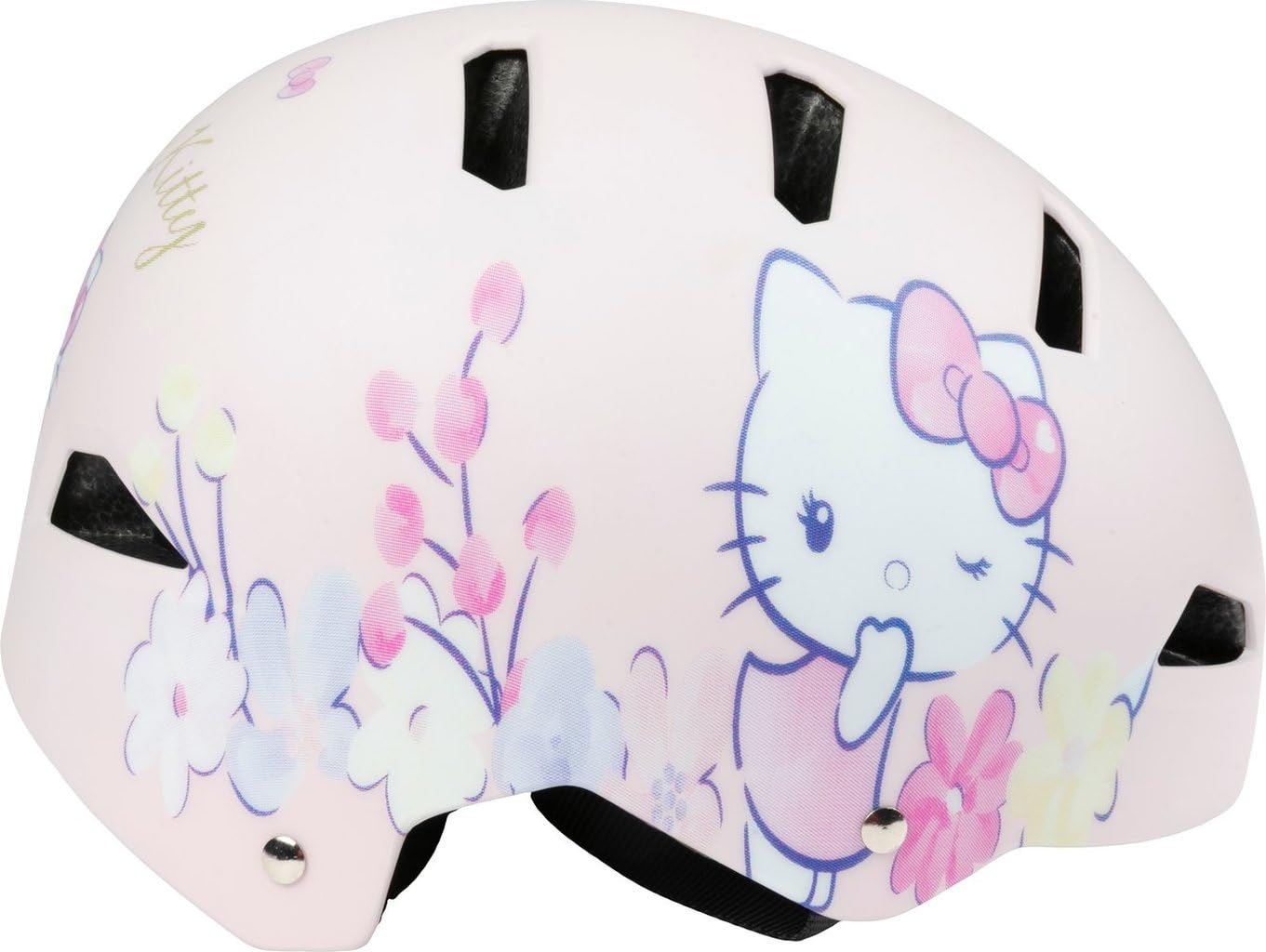 Casque de vélo Tataway Hello Kitty Street XS pour Fille 48-52 cm, modèle Skate avec Roue réglable et Certification en 1078