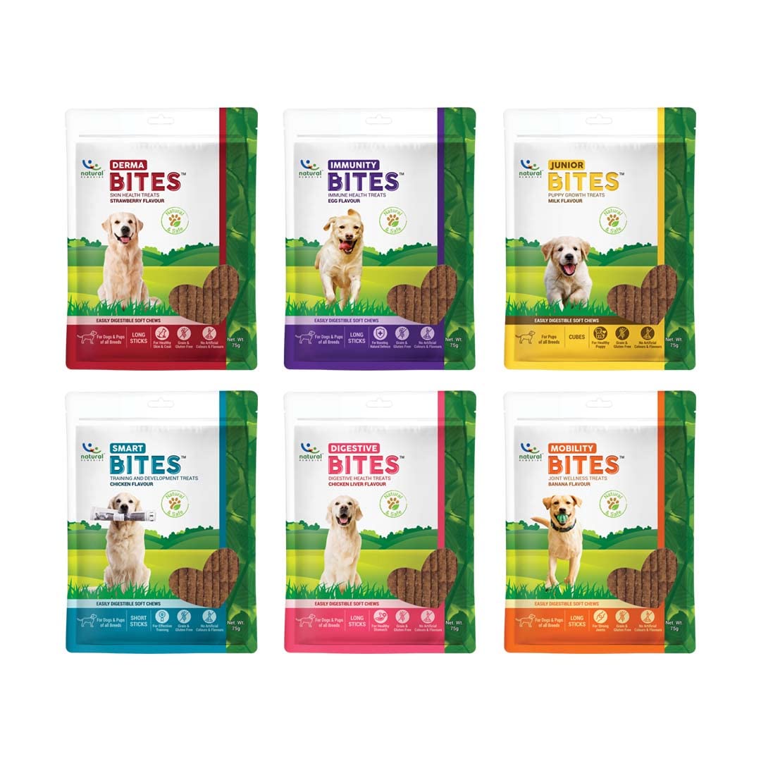 Buy Natural Remedies Variant Flavours Treats Combo for Dogs, Pups