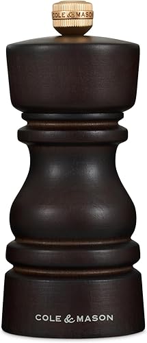 Miniatura 1 de Cole & Mason Molino de sal de madera de chocolate Londres 5.118 in