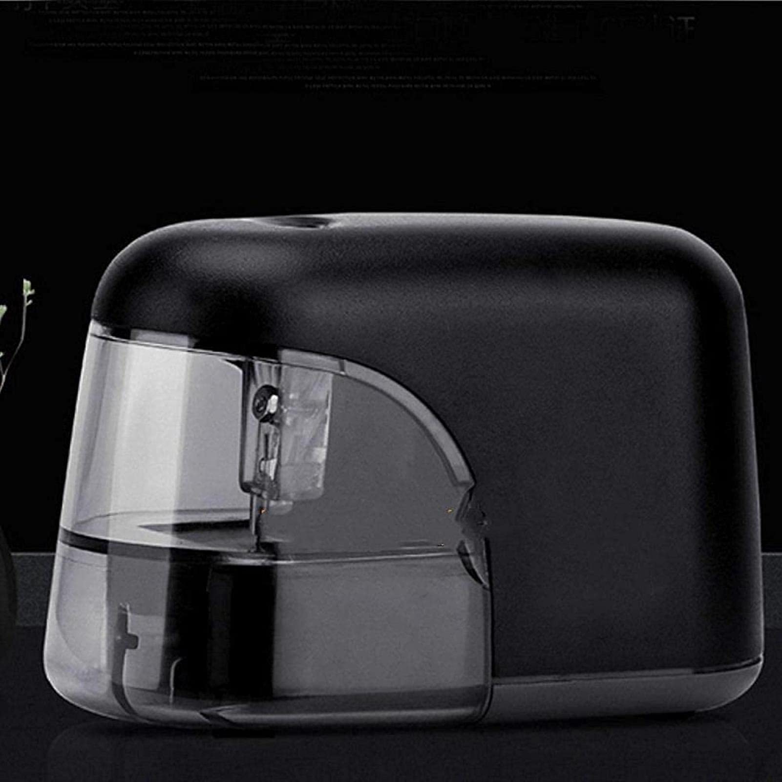 Sacapuntas eléctrico con Fuente de alimentación a batería, sacapuntas automático a batería con contenedor, sacapuntas automático portátil de Escritorio