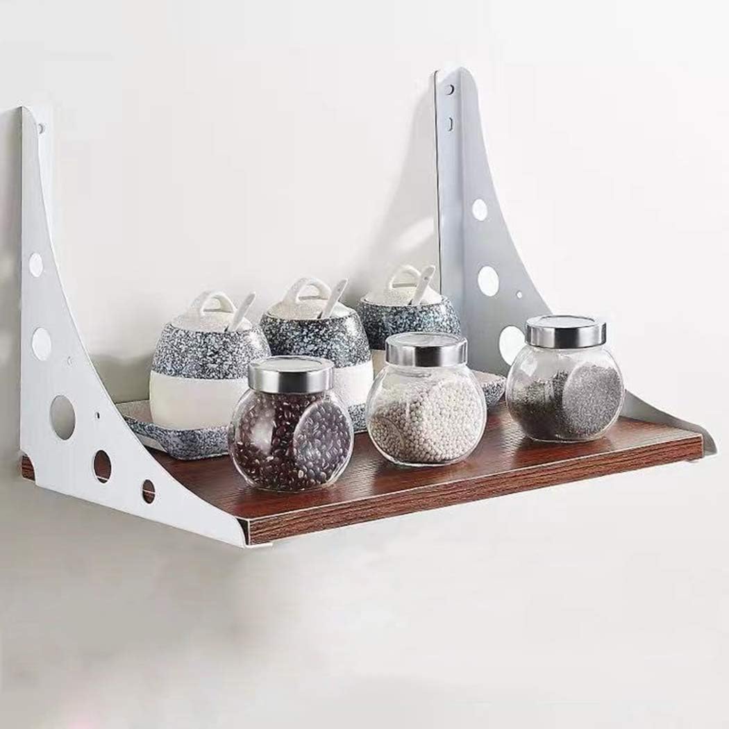 with Screws Supports Shelf Brackets Heavy Duty Floating Shelf Brackets Metal Shelf Bracket Right Angle Support Bracket Brackets Wall Mounted (300mm*300mm,White) (White 300mm*300mm)