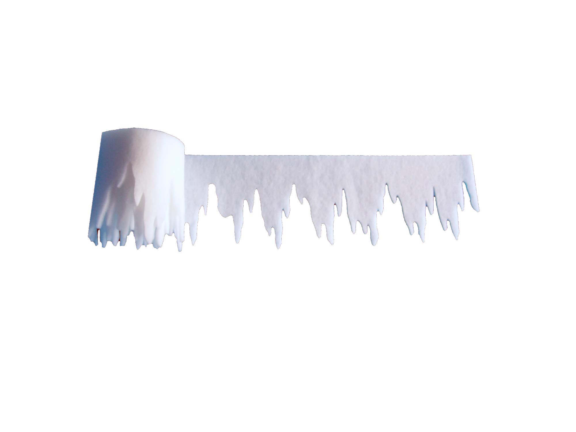 ijzig ijspegels hangen van een bevroren oppervlakte tegen een wazig winter achtergrond 70223306 stockfoto bij Vecteezy