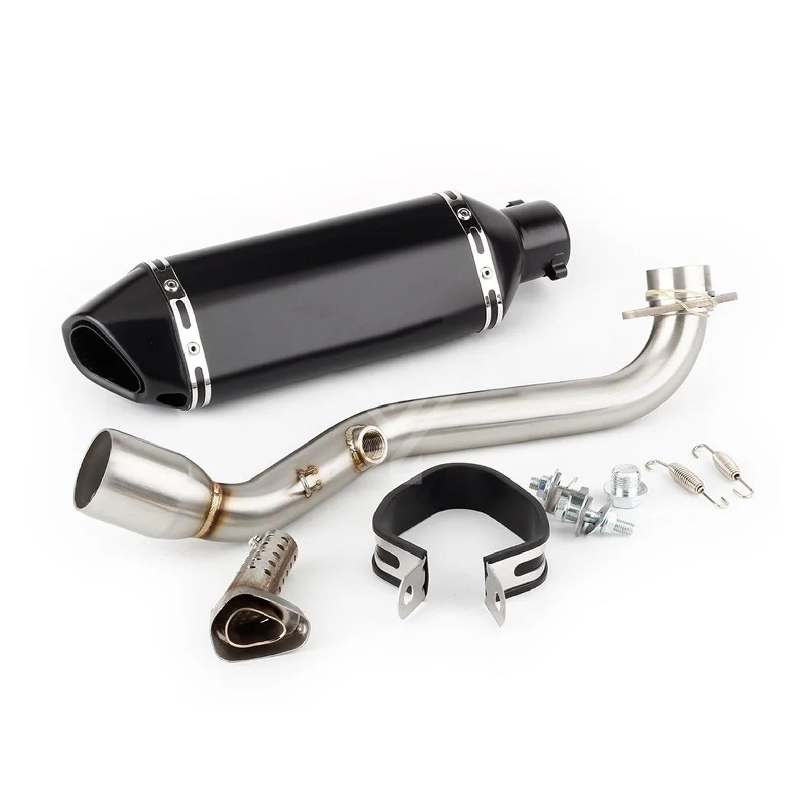 Motorrad-Auspuff Für Suzuki Für Burgman 400 2006-2016 Skywave 400 AN400 Escape Slip-on Motorrad Auspuff Schalldämpfer Mit Header Link Pipe(D)
