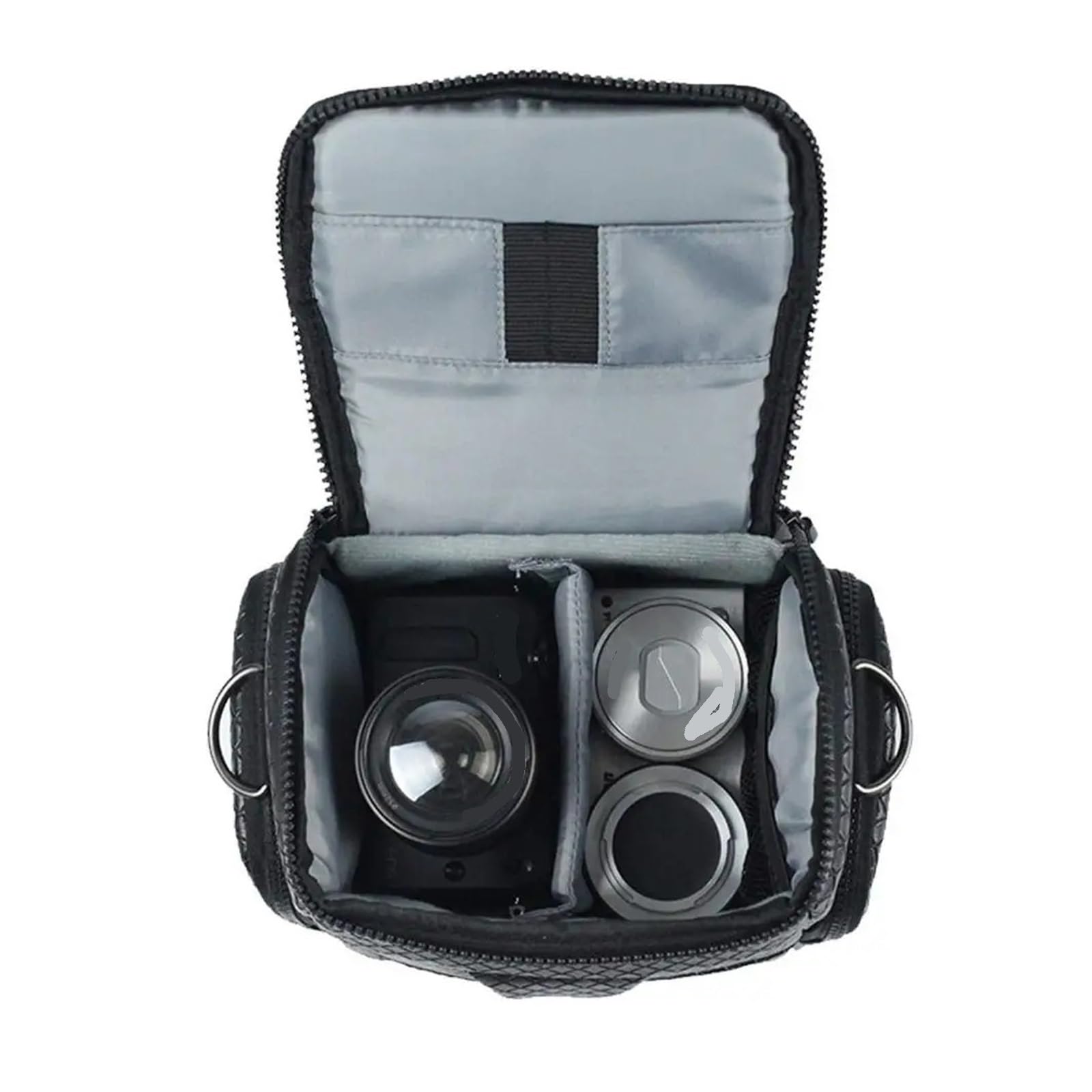 Funda Camara Digital Bolso Bandolera for cámara, Bolso for Dispositivos de cámara con Viaje a Prueba de Golpes Acolchado