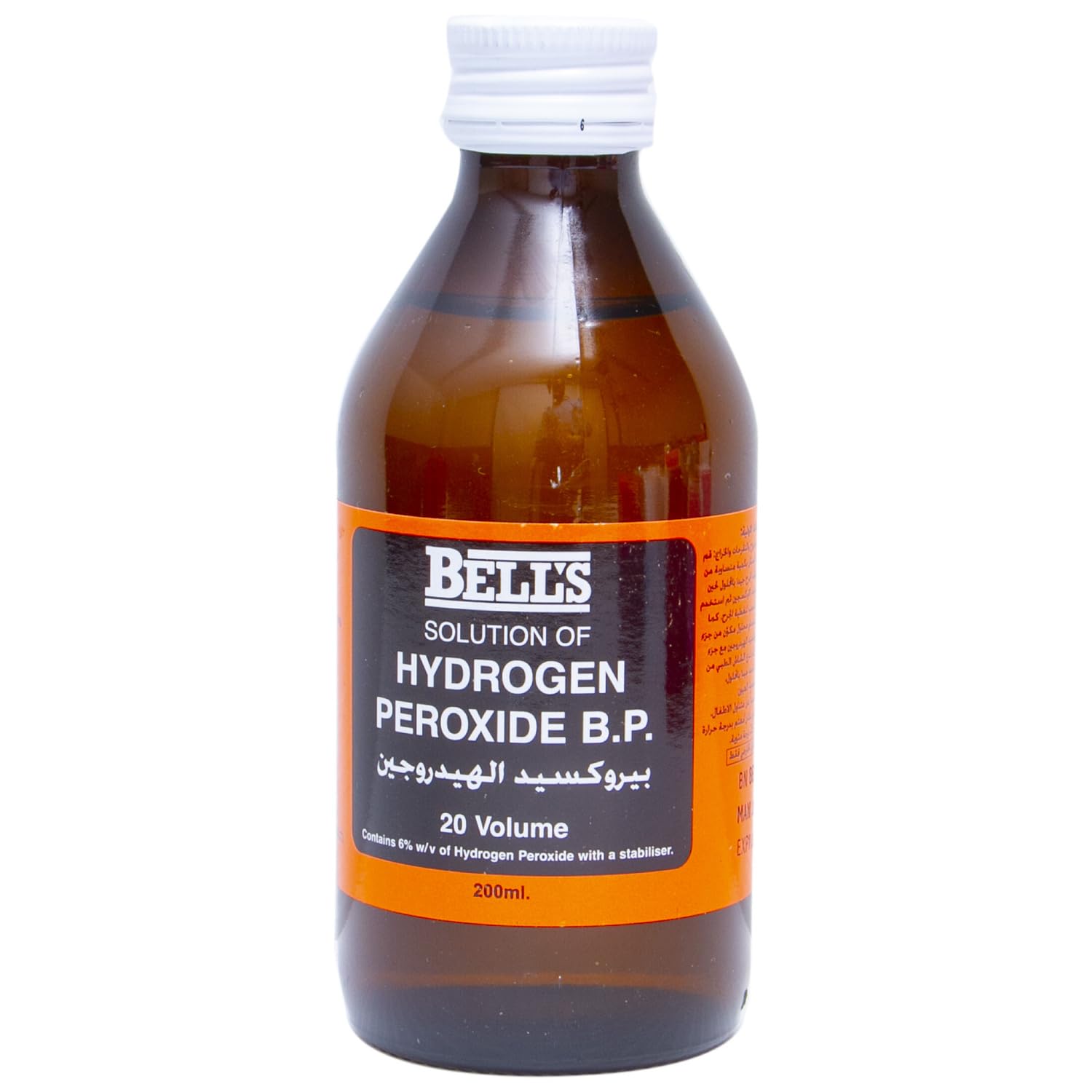 HYDROGEN PEROXIDE 20 VOL 200ML-6% BELLS