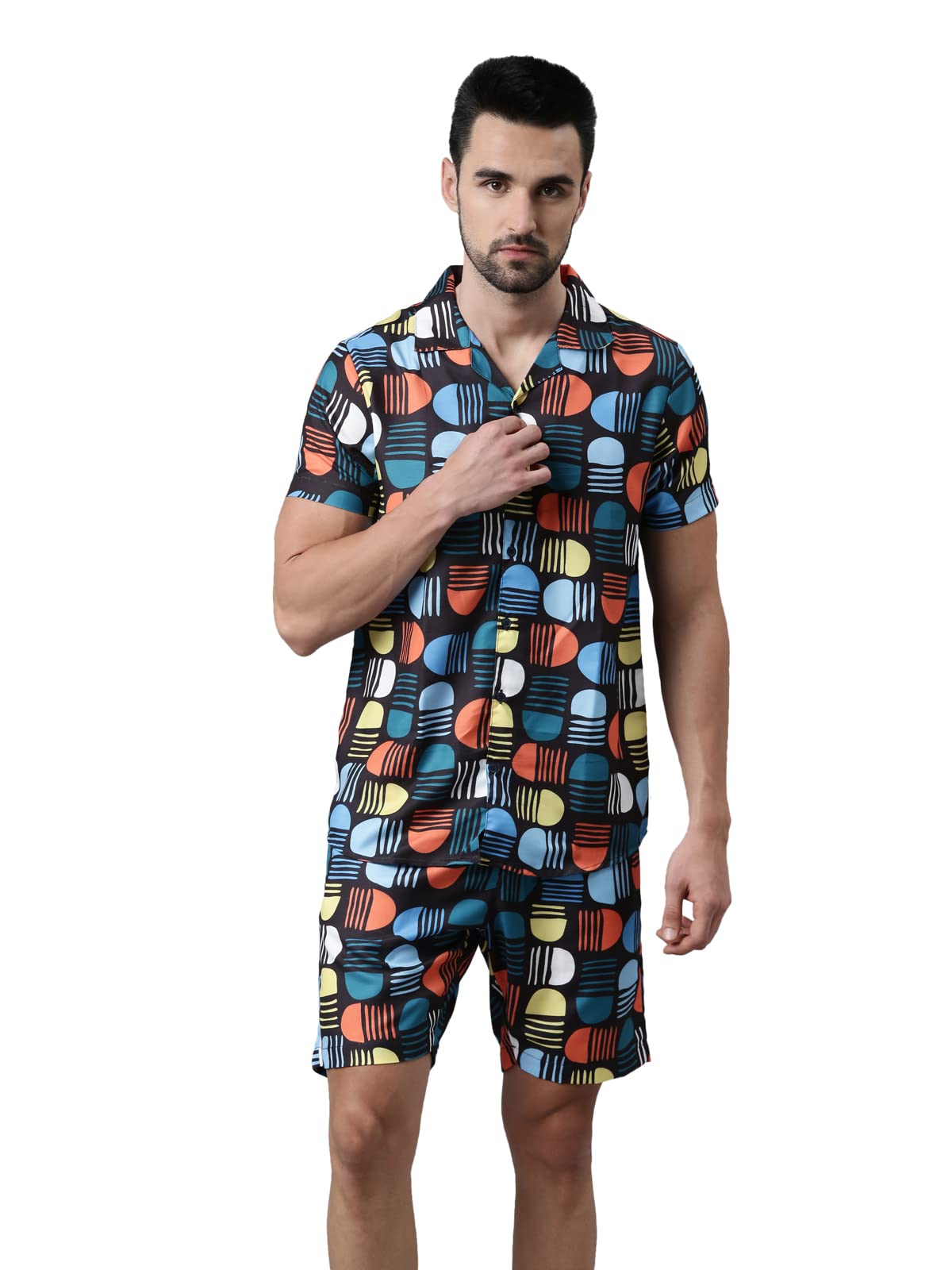 Yellow Printed Night Suits - XXL-image-9