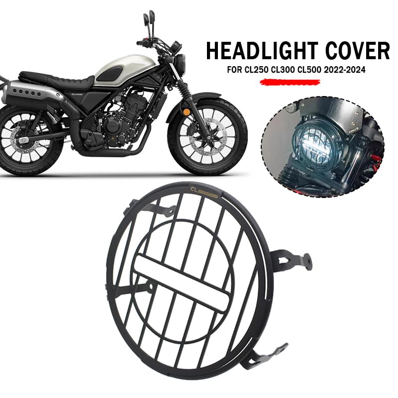 Film protection pour phare avant Honda CL500 antibuée et cache lampe antichoc - 2
