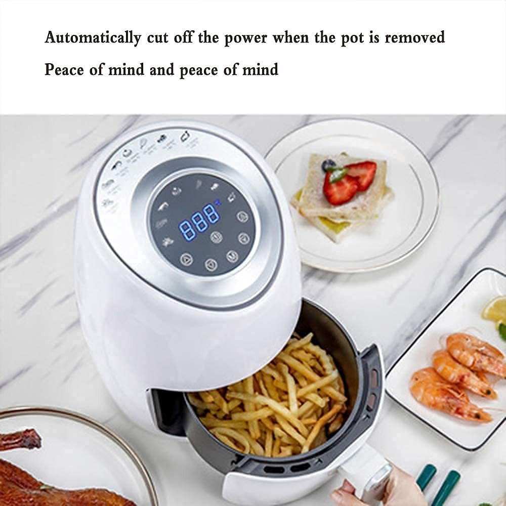 Air Fryer for Home Use 6L 1000W Hot Air Fryer/Removable Basket/Easy to Clean/Timing Adjustable Temperature/Multifunctional Electric Fryer Hopeful charitable 61GiELCs4gL. AC SL1000