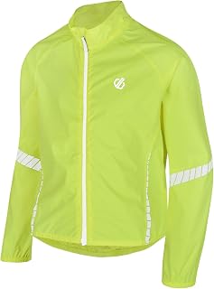Dare 2b Unisex Kids Cordial' Waterproof Breathable Taped Seams Reflective Detail Cycle Shell Jacket Jackets Waterproof Shell