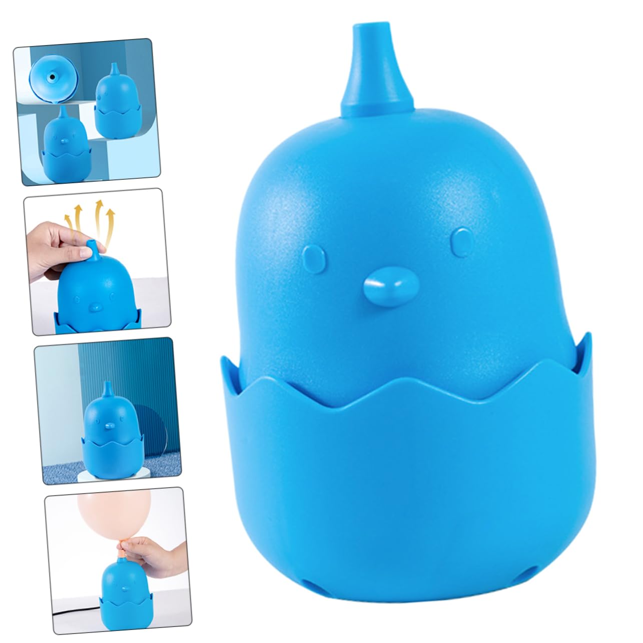 Pompa Elettrica per Palloncini Ricaricabile Atmosfera Natalizia, Blu PP