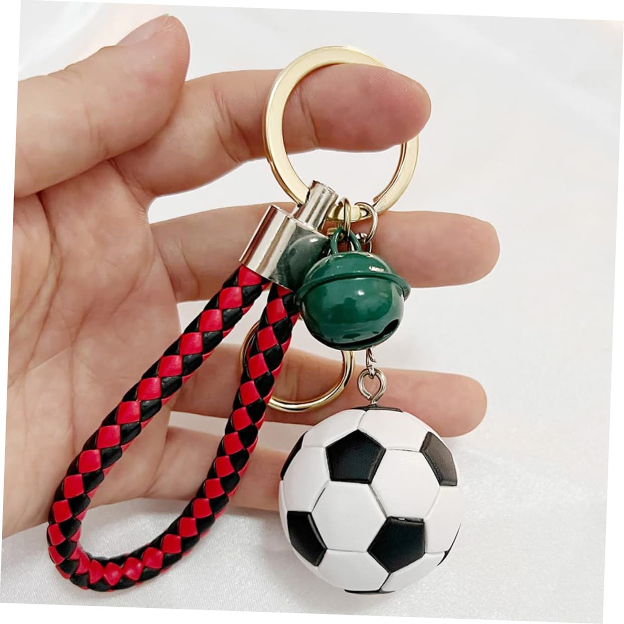 Yardwe Portachiavi Di Calcio Obiettivo Festa Di Calcio Gioco Reti Rete Da Calcio Netto Biliardo Fischio Dell'arbitro Sport Chiave Palloni Da Calcio Plastica