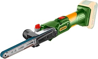 JADEVER 20V Brushed Cordless Mini Belt Sander, 460m/min, For Wood and Metal Polishing, with 5Pcs Sanding Belt, Battery and Charger Sold Separately JDLBS1501