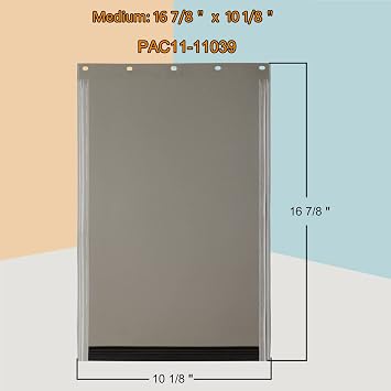 Dog Door Replacement Flaps,Large Dog Door Compatible with PetSafe Freedom PAC11-11039,Measures 10 1/8