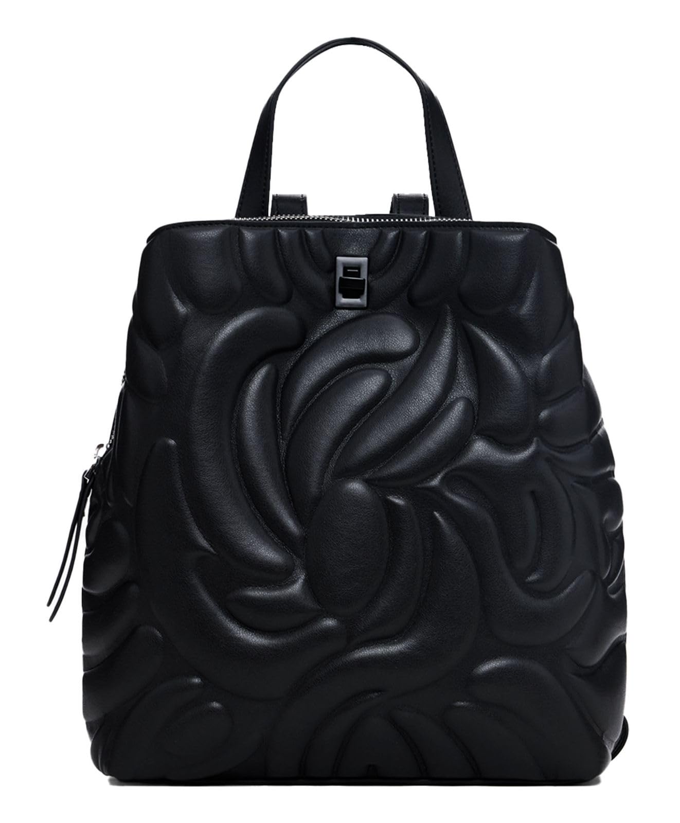 Desigual Damskie akcesoria PU plecak mini, czarny, jeden rozmiar