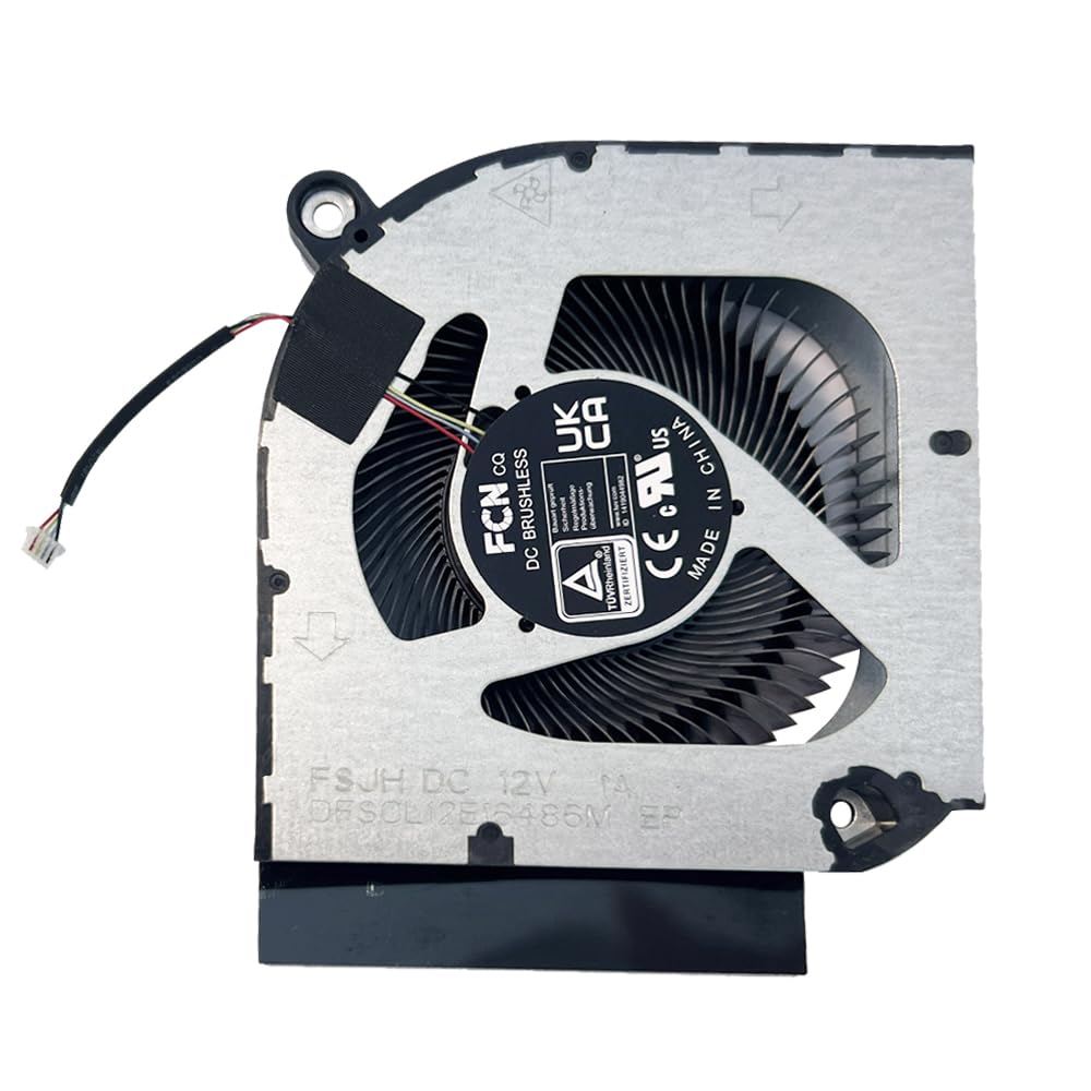 ZAHARA 12V Ventola GPU Cooling Fan Ventola di Raffreddamento Cooling GPU di Ricambio per Acer Predator Helios Neo PHN1671 PHN1871 N22Q22 FSJH DFSCL12E16486M FCNDQ5DC77F028