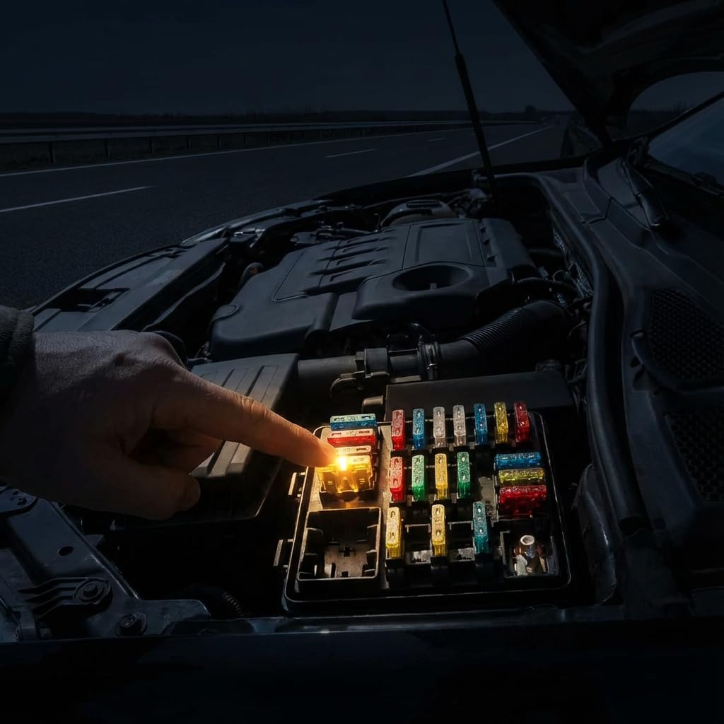 56 fusibili a incandescenza mini e standard a lama automobilistica con 2 estrattori, facile identificazione, si illumina automaticamente quando viene soffiato (56 fusibili mini e standard)