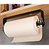 ITPY Space-Saving Paper Towel Holder - Extra Long Arms for Any Size Paper - Made of Ultra-Strong Steel - Under Cabinet or Wall Mounted, Adhesive or Screw Installation - Durable Materials