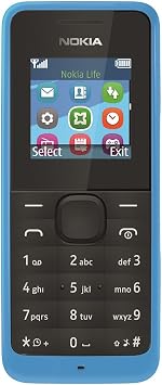 Nokia 105 UK Sim-Free Mobile Phone - Blue