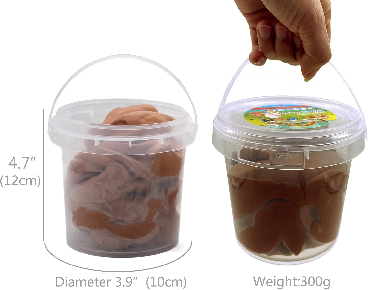 Air Dry Modeling Clay 10.5 oz Ultra Light Magic Clay DIY Moulding Dough Primary Colors for Kids Art Craft Kit (Dark Green) : Arts, Crafts & Sewing