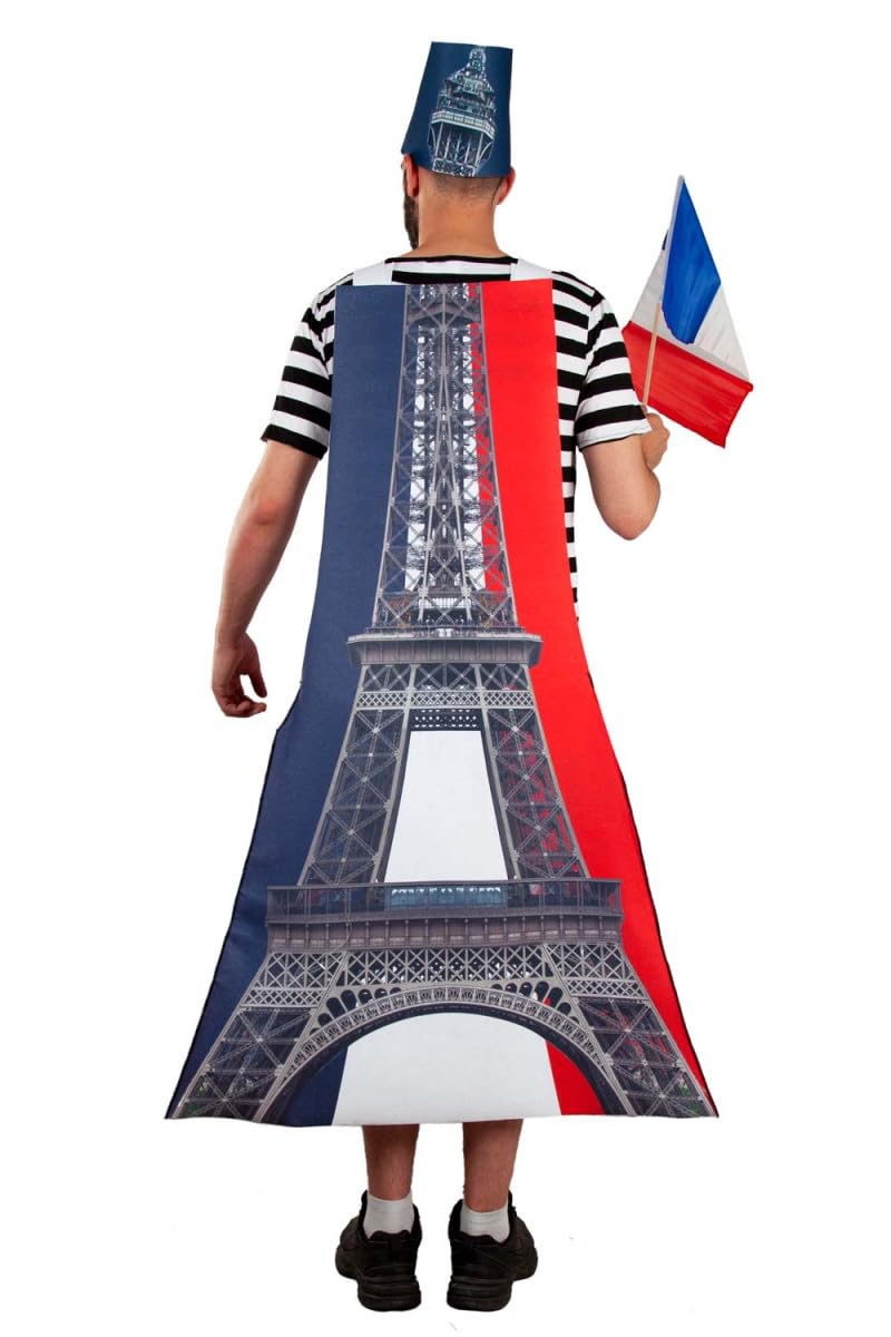 DISBACANAL Costume adulte Tour Eiffel