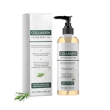 Collagen Lifting Body Oil, Skin Tightening Anti-Aging Wrinkle Removal Hydrating Collagen Oil for All Skin Types. 1Pcs