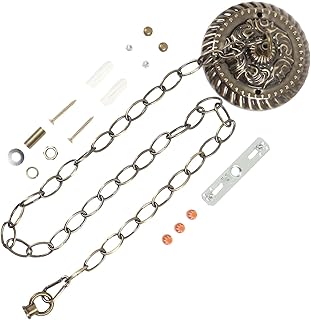 Bieye CC02 Lighting Fixture Chain and Canopy Kit for Ceiling Pendant Lig...