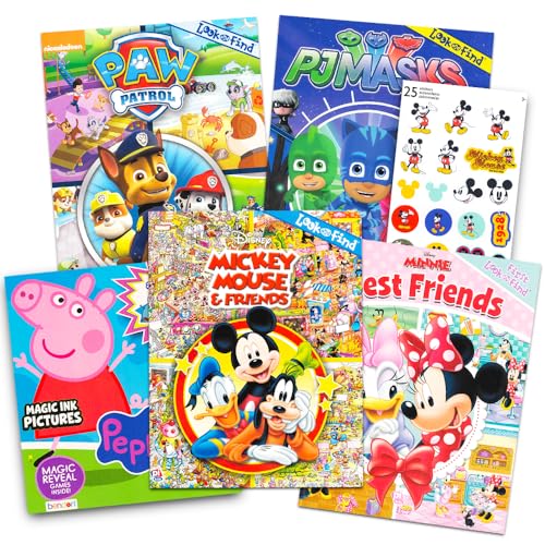 Livre recherche d'images pour occuper les enfants de 2 ans en voyage avec Mickey