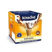 Caffè Borbone Cortado - Espresso macchiato - 64 capsule (4 confezioni da 16)