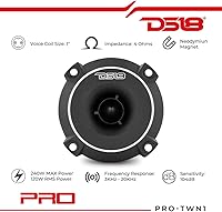 Vista 2 de DS18 Audio PROTWN1 PRO 1" Titanio NEO Slim Bullet TW