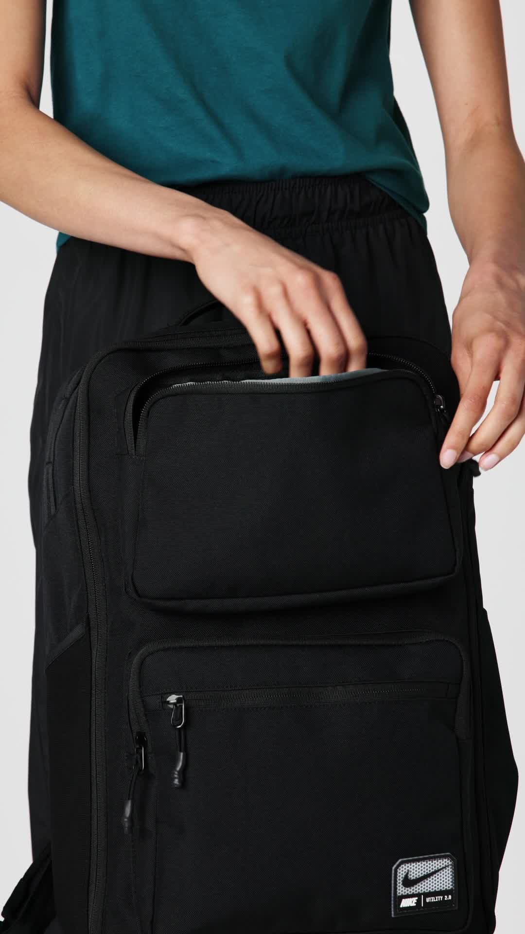 Amazon.com: Nike Utility Speed Backpack 2.0, Black/Black/White