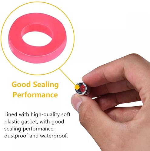 Miniatura 3 de 10 tapas de metal resistentes a la corrosión para válvulas de neumáticos de automóvil, universales, para automóviles, SUV, camiones, motocicletas y