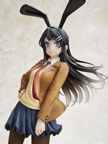TAITO Aobuta Coreful Sakurajima Mai Uniform Bunny Ver. PVC Figure Figurine 20cm, Multiple Colors (T83677) - 8