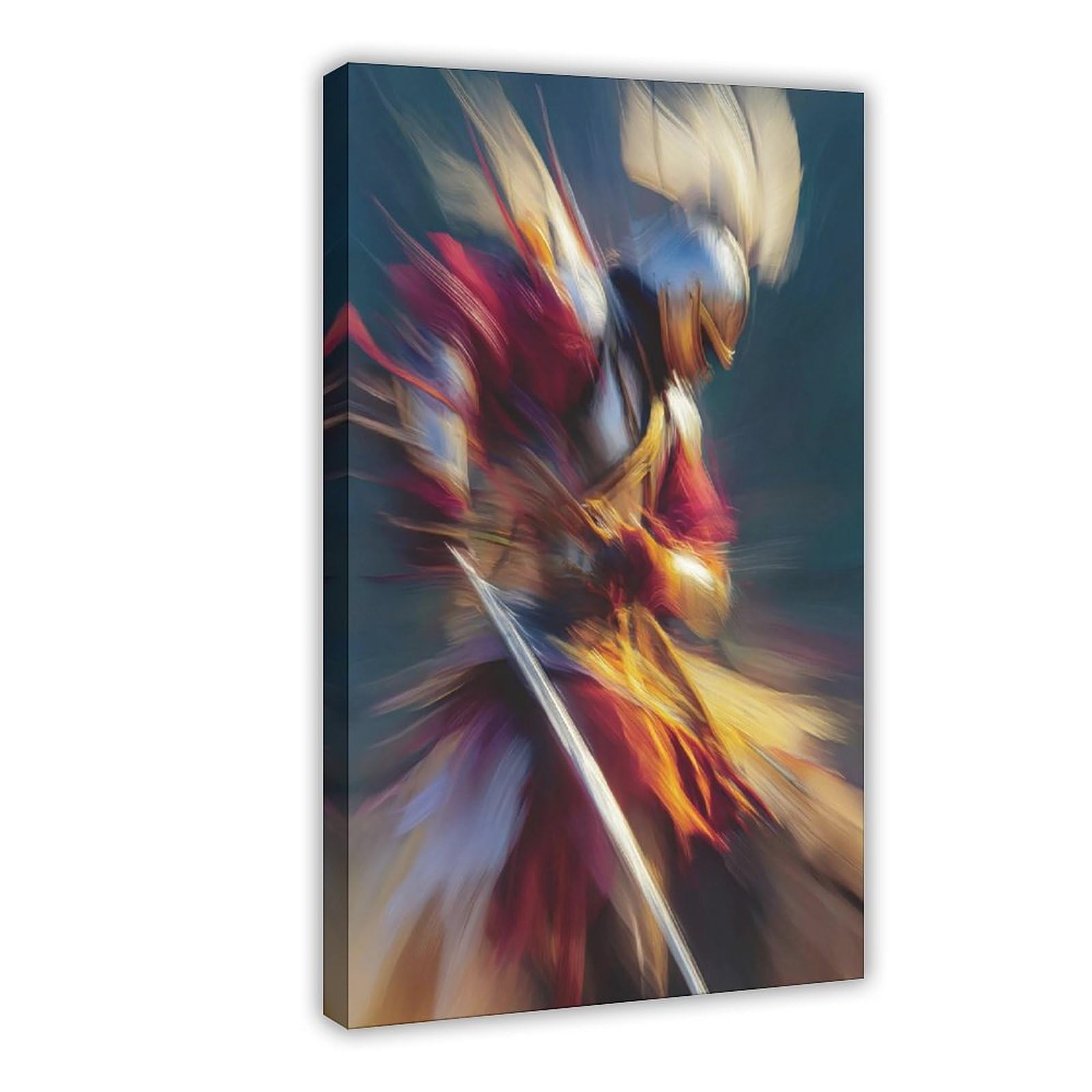 Flamint Abstract Polish Winged Hussar Canvas Poster Bedroom Decor Landscape Office Room Decor Gift 20" L X 30" W