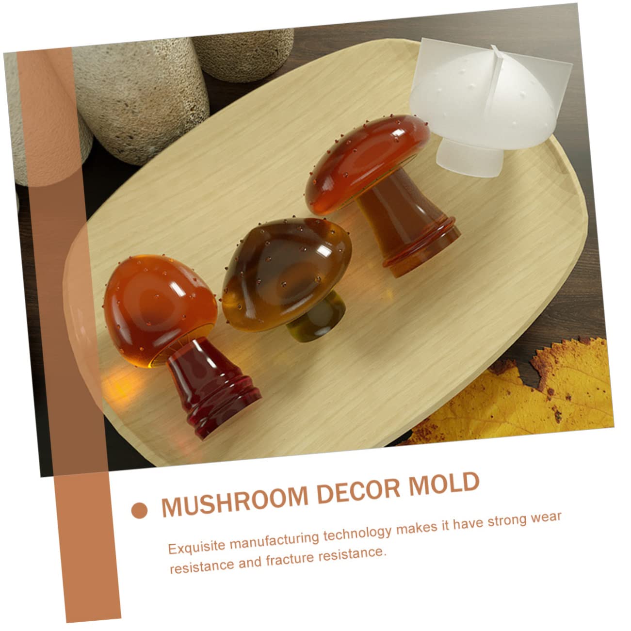 jojofuny 2 Set Stampi Silicone Per Decorazioni Forma Fungo Kit Diy Per Creazioni Artigianali Facili Da Utilizzare E Smontare Materiale Resistente E Flessibile Per E Decorazioni 4 Pezzi*2