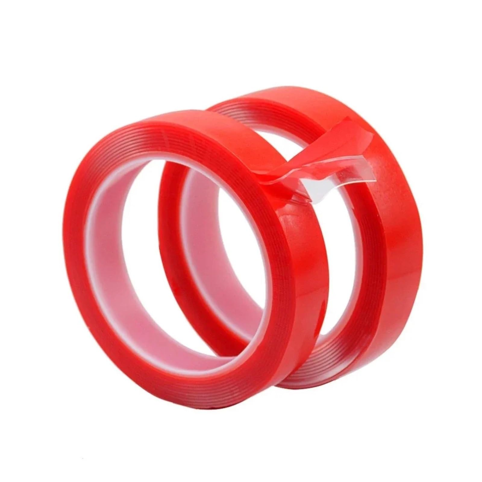 Nastro adesivo biadesivo trasparente, Nastro adesivo biadesivo resistente for auto, trasparente, riutilizzabile, for strumenti di pulizia 'auto(12mmx3m)