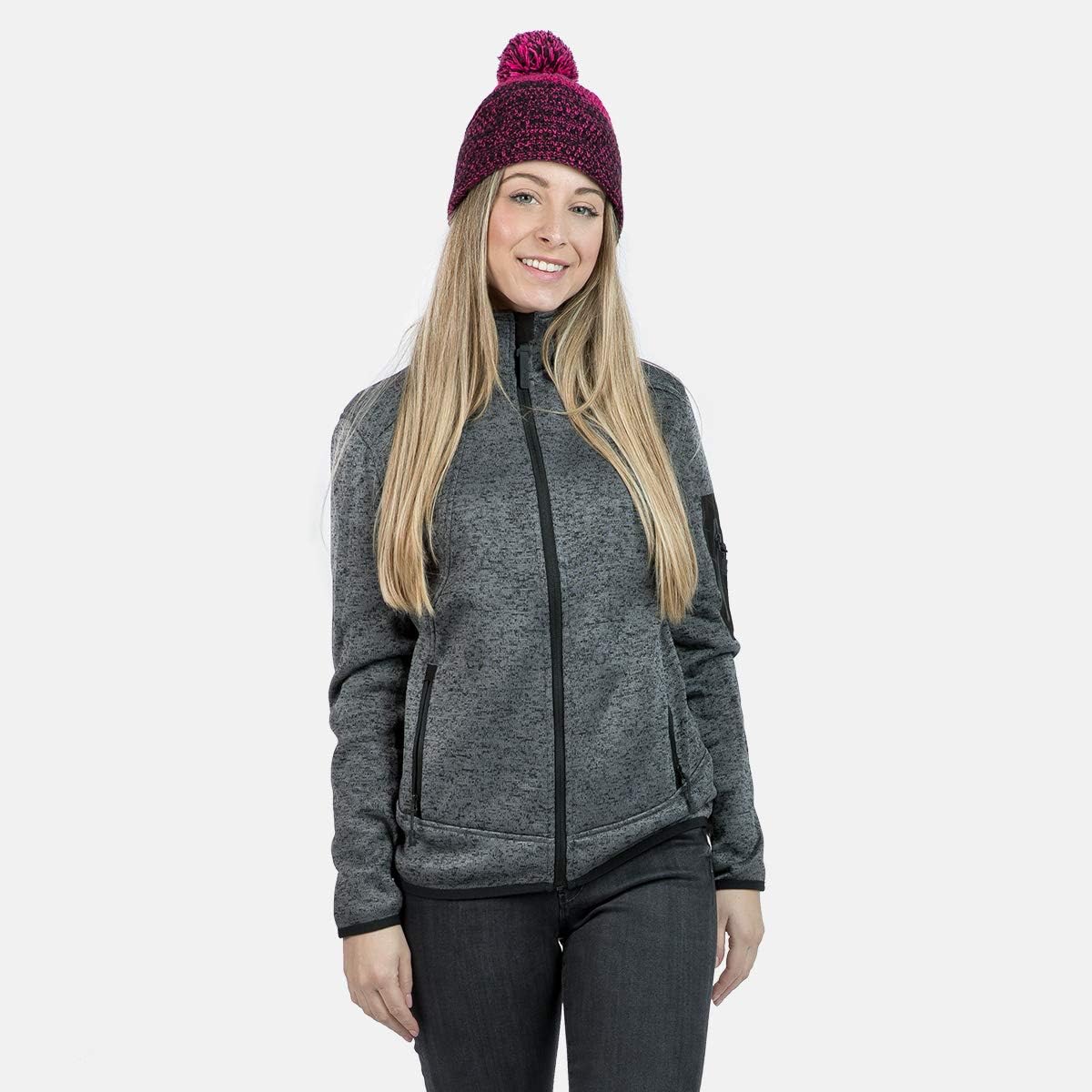 Izas Dimasa Women's Full Zip Knit Fleece Sweatshirt