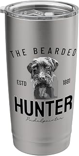 The Bearded Hunter Pudelpointer Stainless Steel Insulated Tumbler