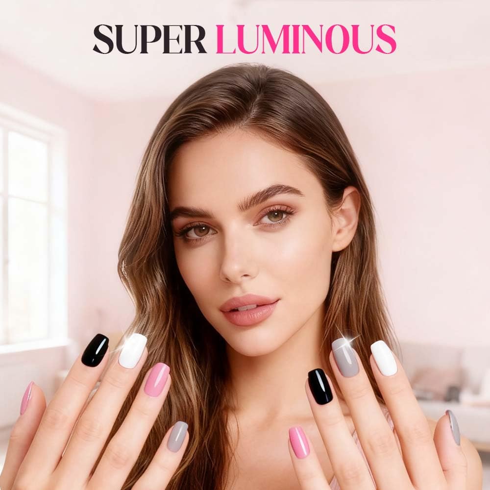 Professional Nail Pen Set,6/12/18 Colors per Set,3 in 1 Quick Dry Nail Polish Pens,Colorful Gel Pens for DIY Nail Art, Easy Nail Polish Pen for Women Girls (C Set/12pcs)