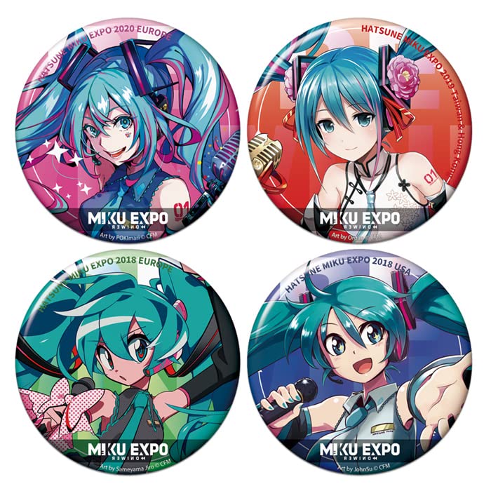 Amazon.co.jp: HATSUNE MIKU EXPO Rewind Main Visual 2.2 Inch Button