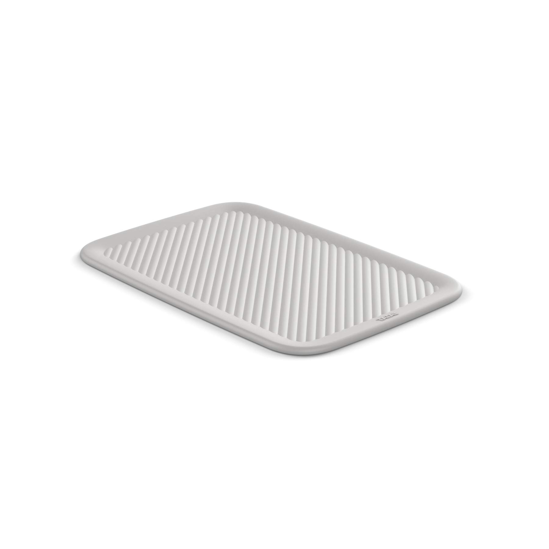 TATAY Plastic Storage Basket Lid Baobab | Compatible with 5L Storage Boxes | Stable Design, Secure Stacking | BPA-Free Recycled Plastic | 18.7x27.8x0.7 cm, White