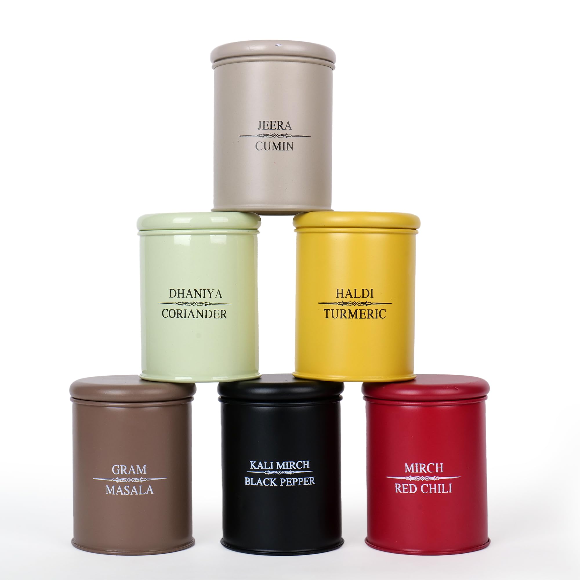 See full amazon price history chart for SHYAMA HOMES | Spice Jar 6 Pcs Set Storage Box Container, Masala Dabba |Condiment Shape Spice Container Masla Rack Air Tight Kitchen Organizer 350 Ml Each, Mild Steel (Set of 6) SHYAMA HOMES | Spice Jar 6 Pcs Set Storage Box Container, Masala Dabba |Condiment Shape Spice Container Masla Rack Air Tight Kitchen Organizer 350 Ml Each, Mild Steel (Set of 6) (B0DDHL3WTP) Amazon Price History, Amazon Price Tracker